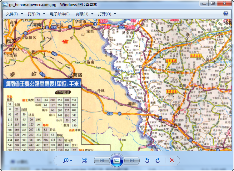 河南高速公路地圖全圖